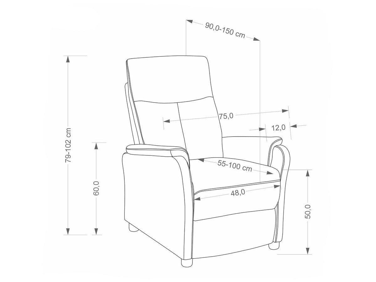 Armchair recliner 687838