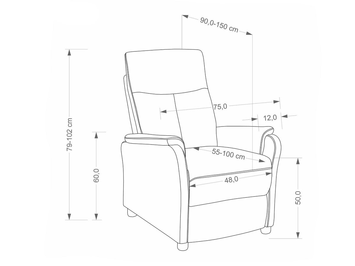 Armchair recliner 687838