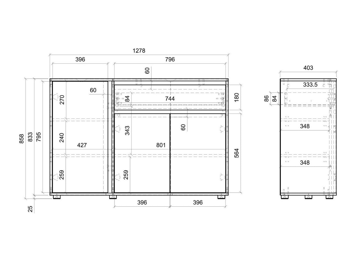 Chest of drawers 688938