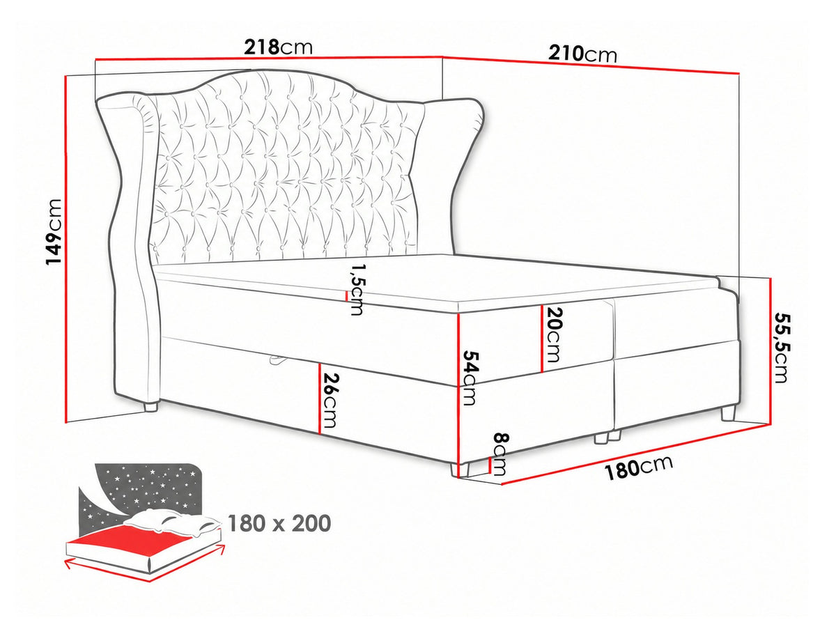 Continental bed 263304 5165708