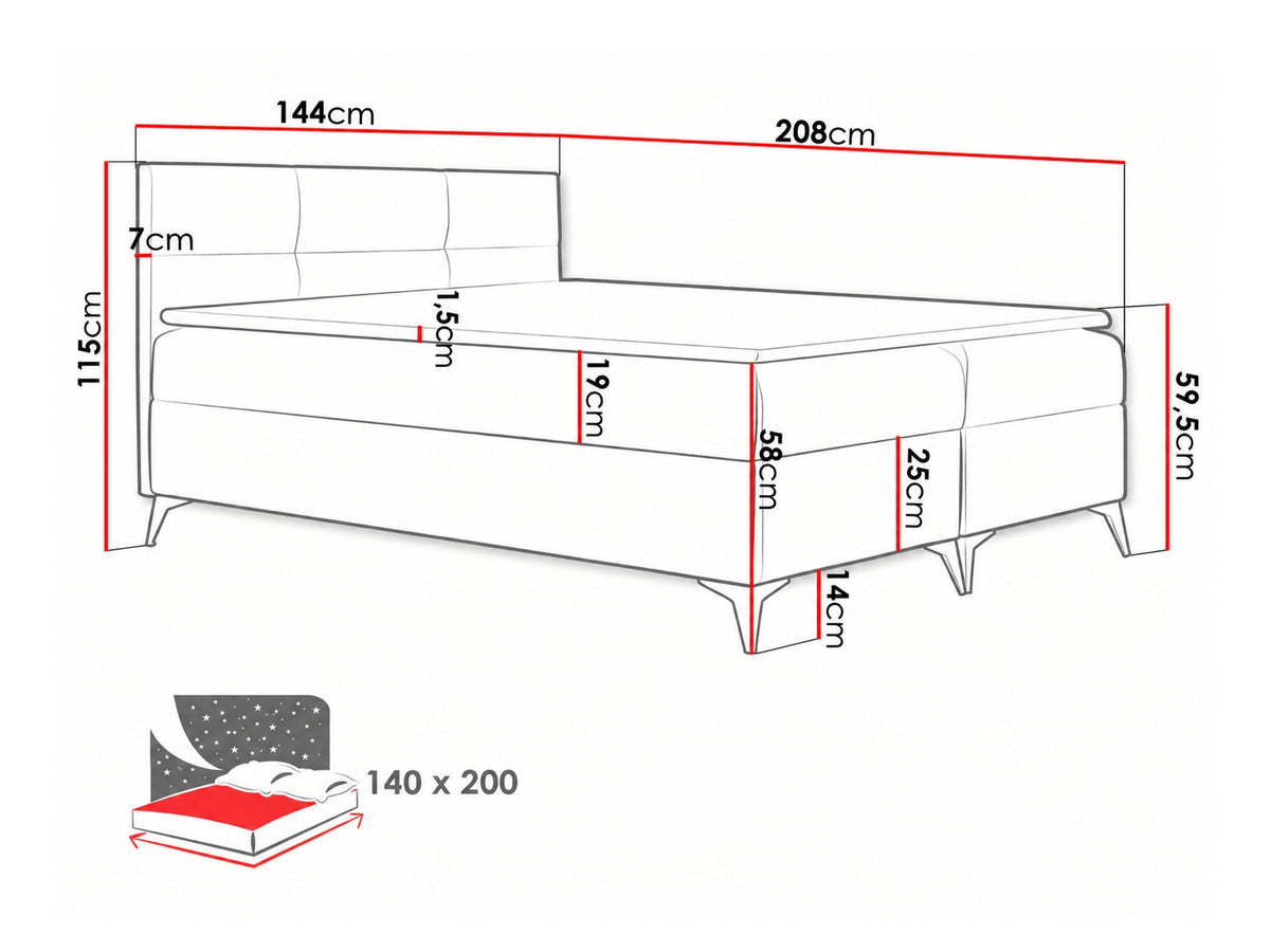 Continental bed 210906 5166216