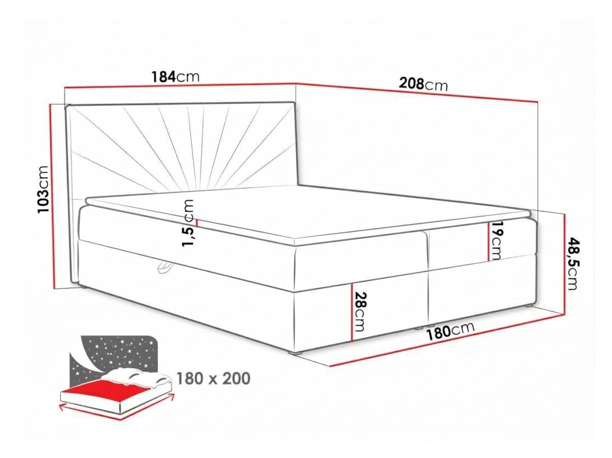 Continental bed 263372 5166971