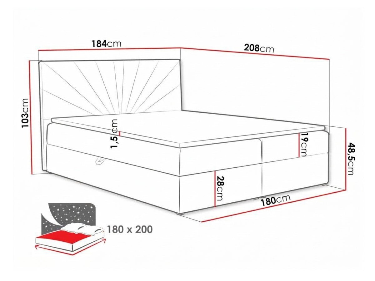 Continental bed 263372 5166972