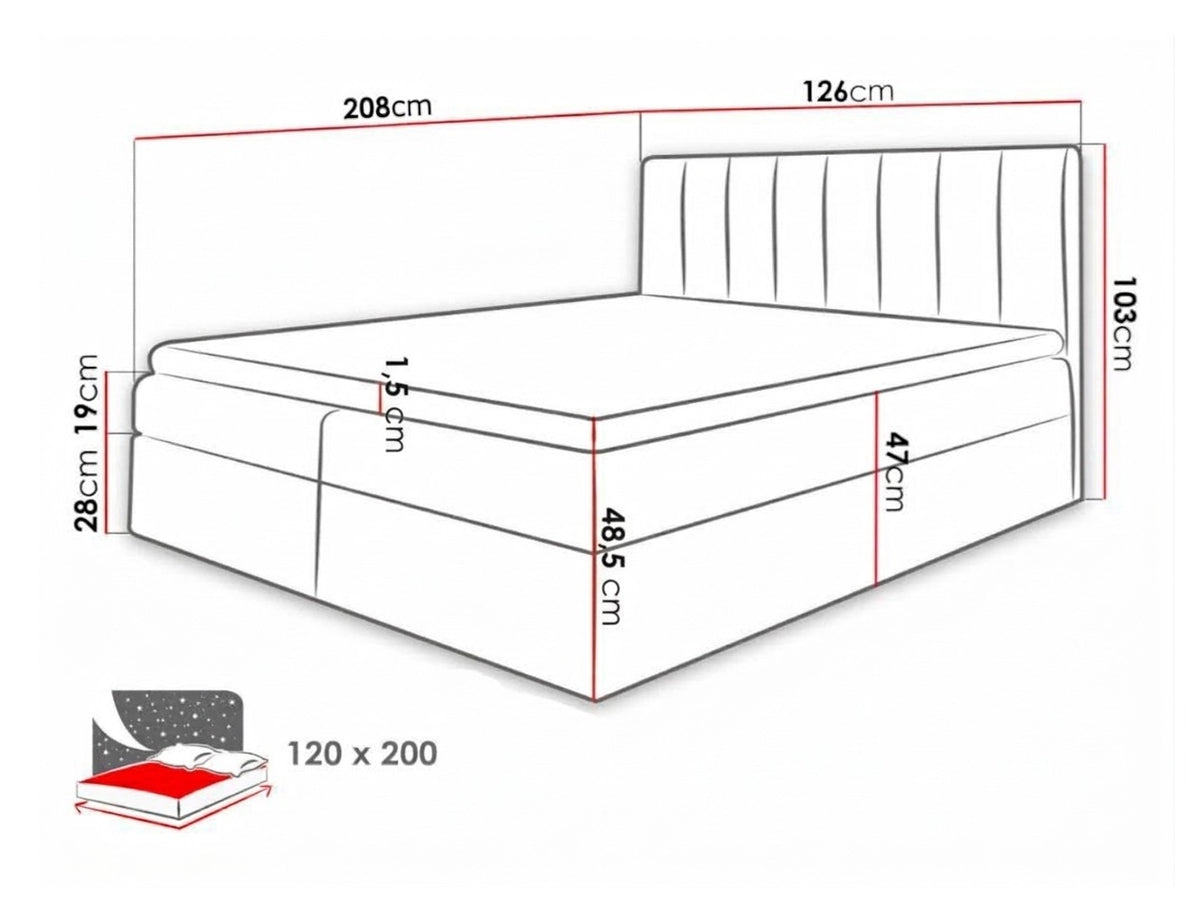 Continental bed 110101 5169169