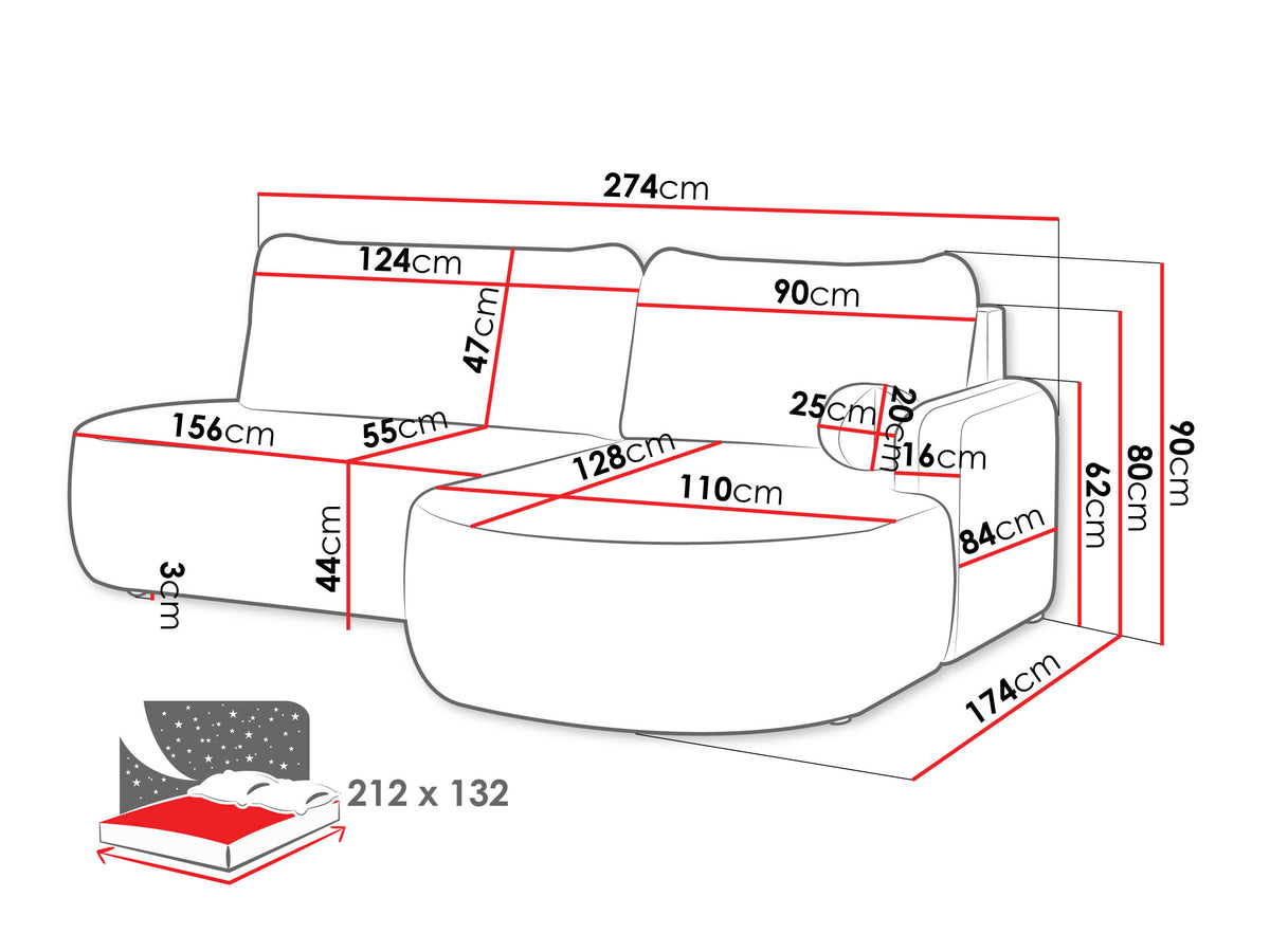 Corner sofa 683704