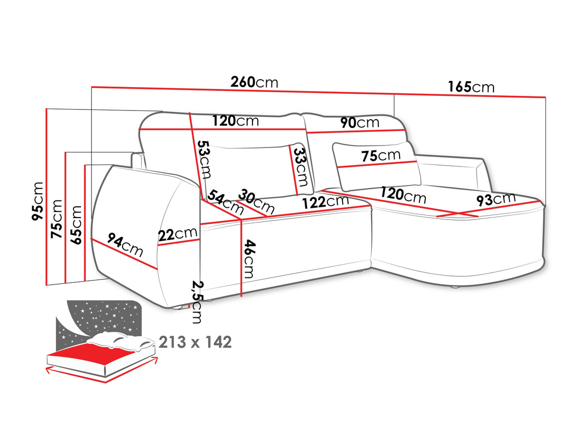 Corner sofa 690208