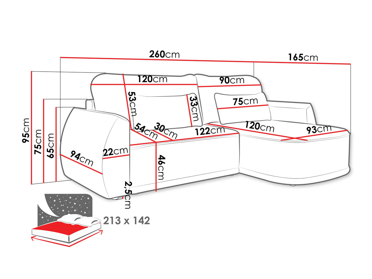 Corner sofa 690208