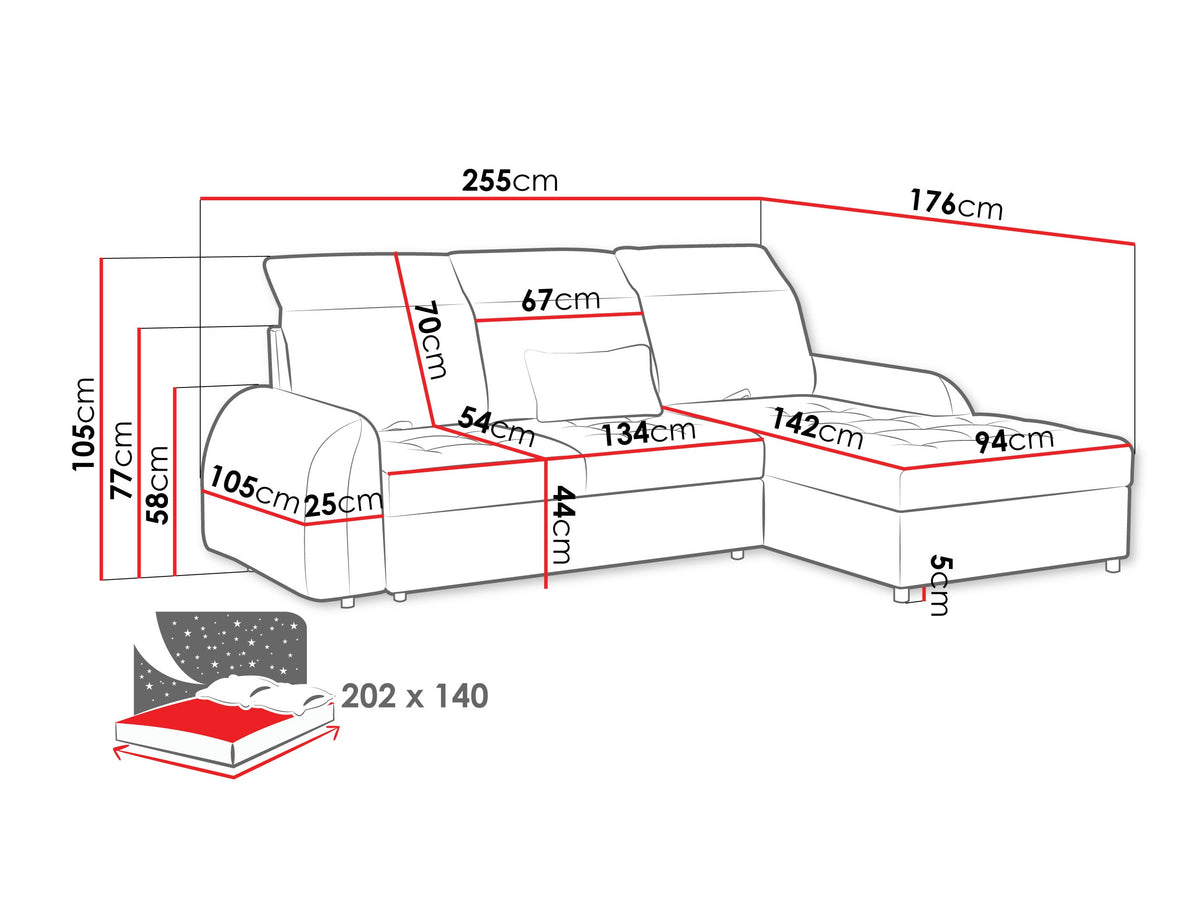Corner sofa 690225