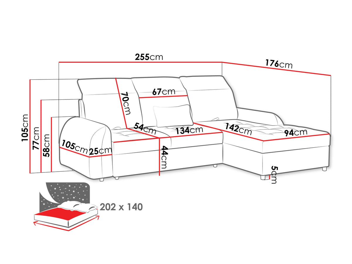 Corner sofa 690225