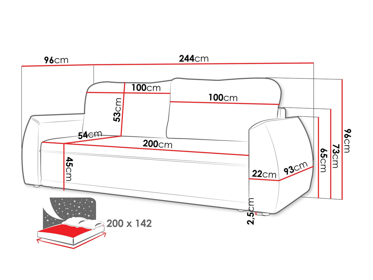 Sofa bed 690302