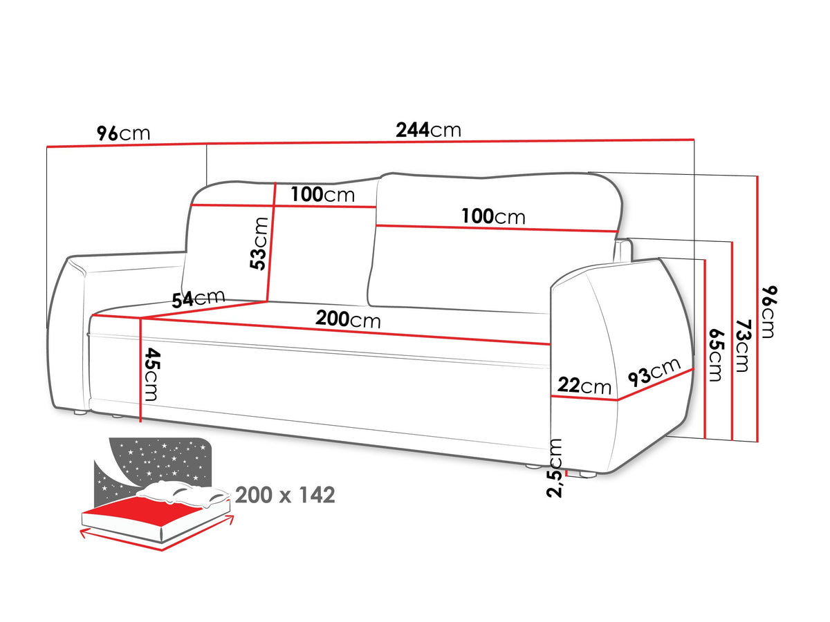 Sofa bed 690302