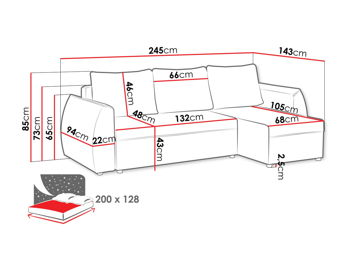 Corner sofa 690343