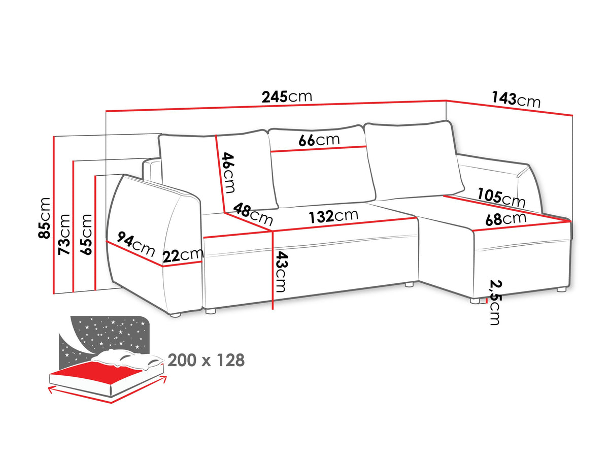 Corner sofa 690343