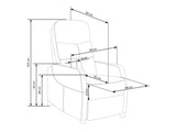 Armchair recliner 309089