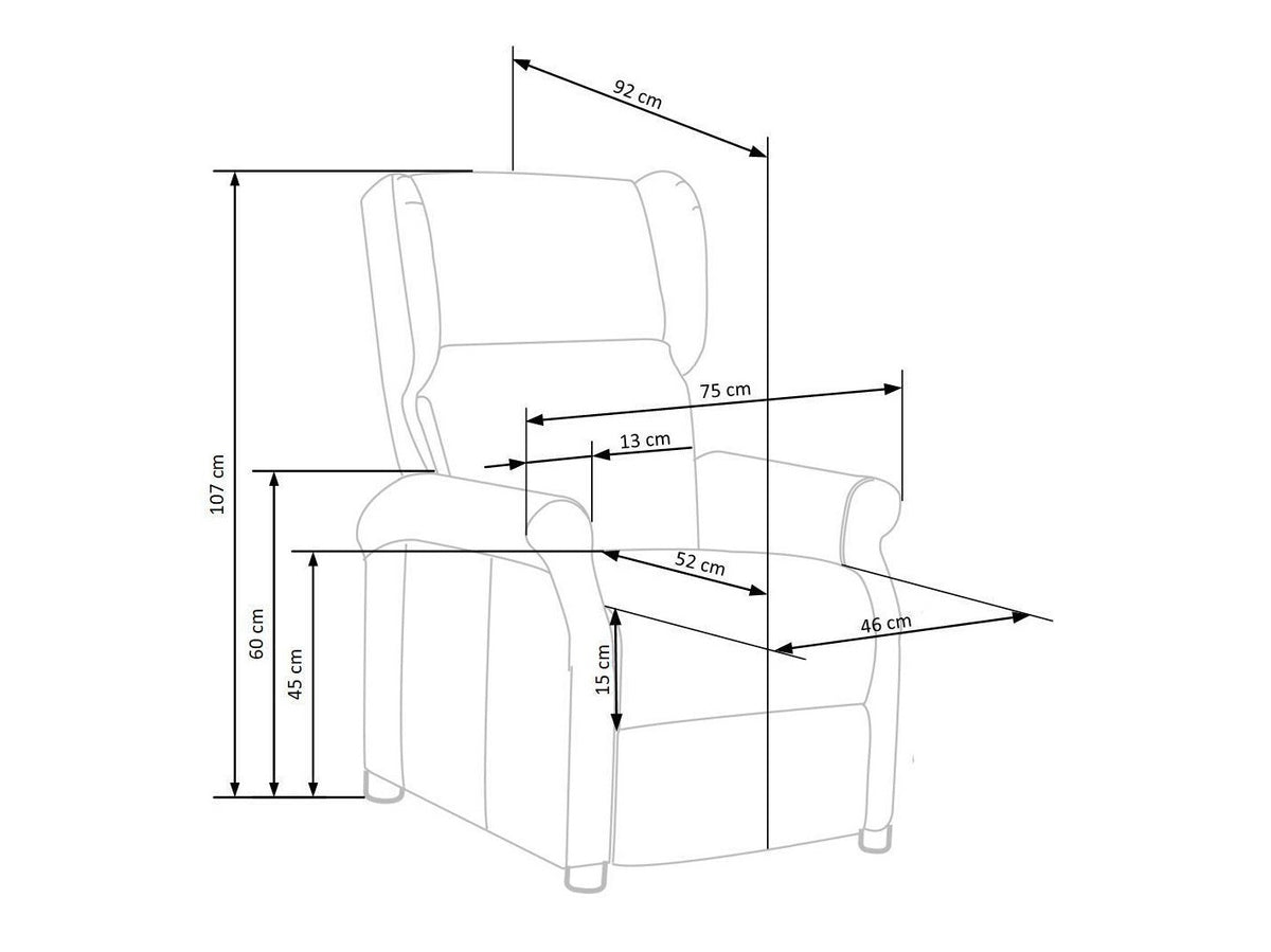Armchair recliner 240210