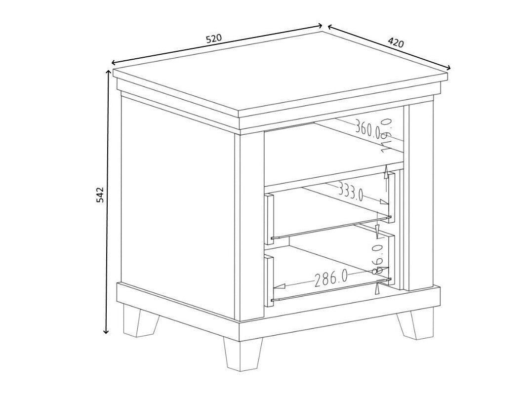 Bedside table 341345