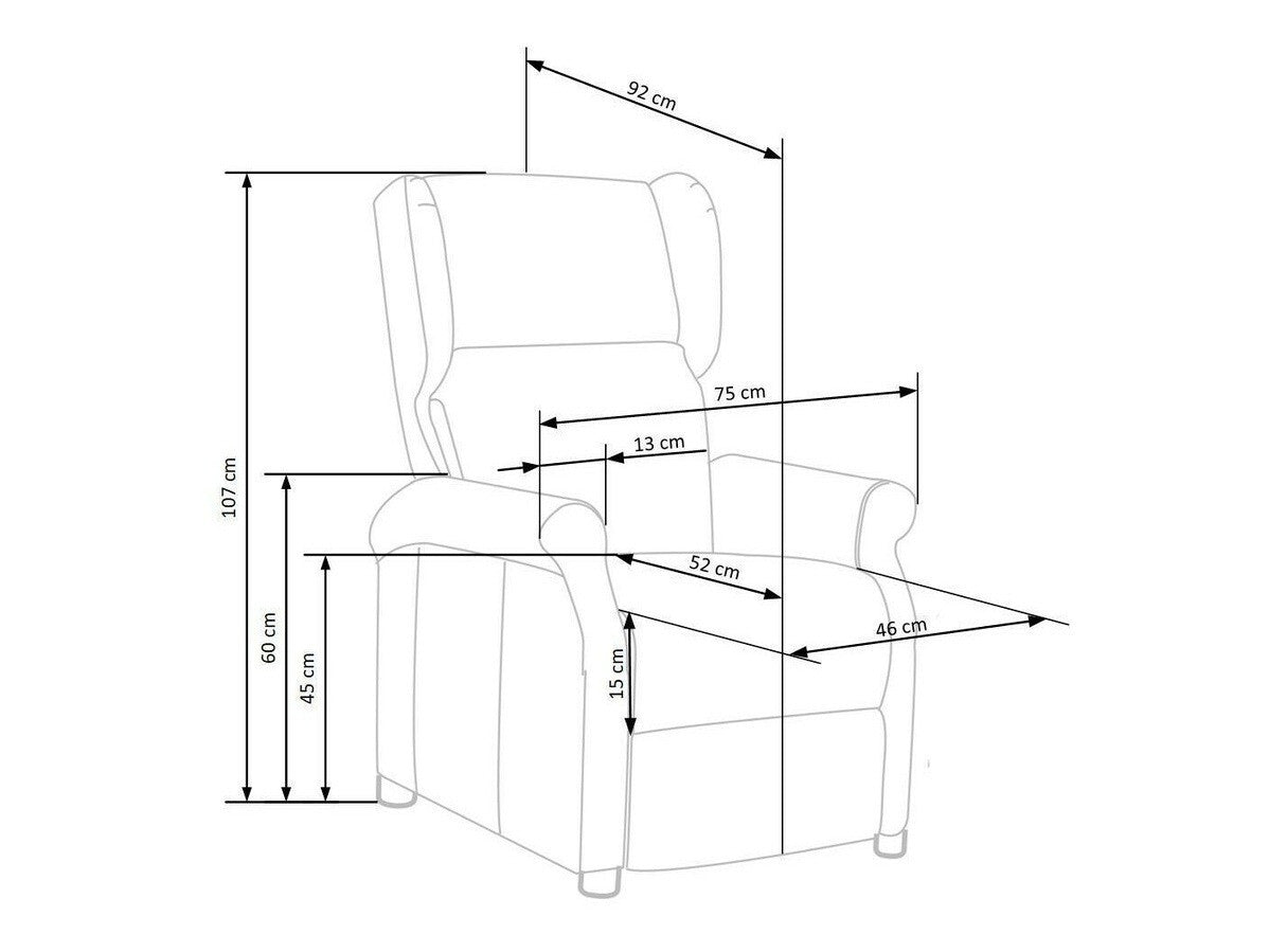 Armchair recliner 240210