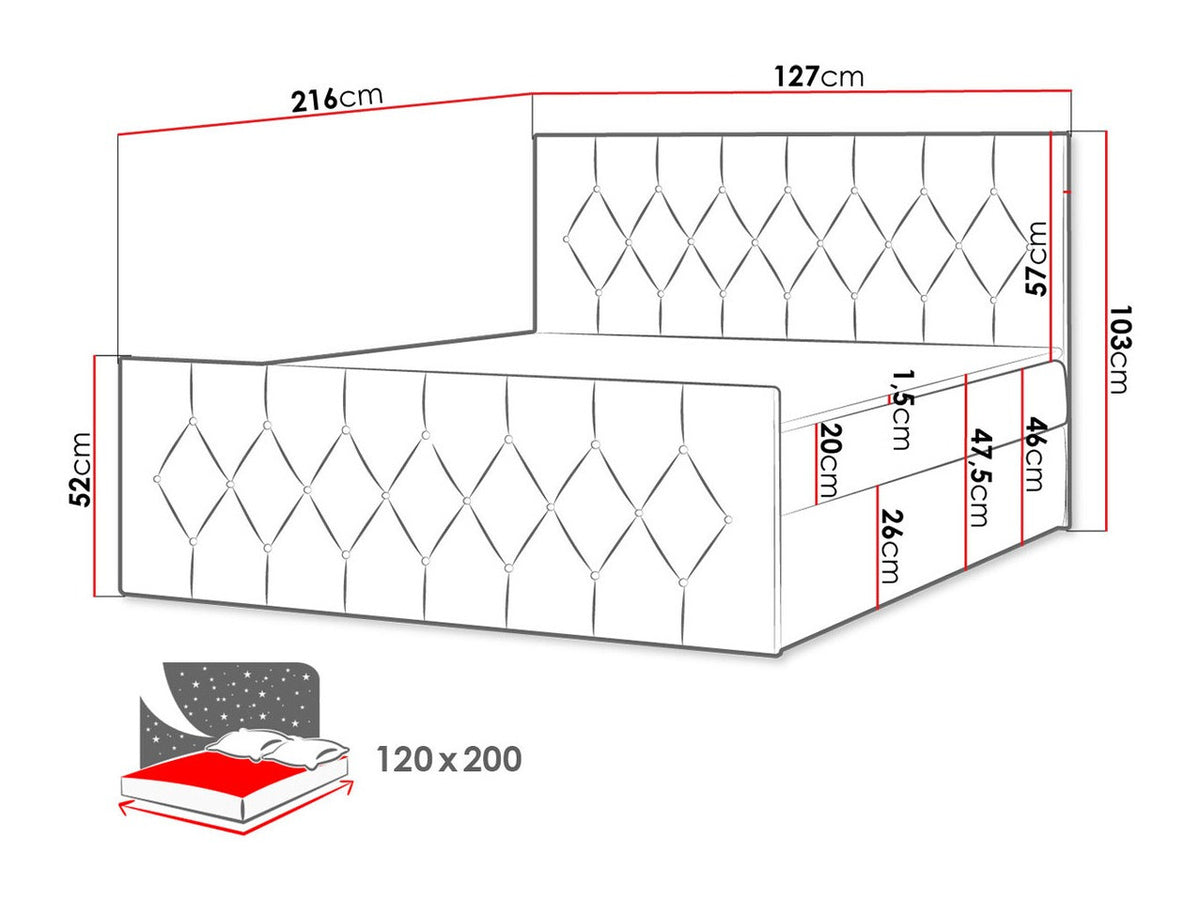 Continental bed 439169