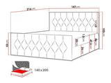 Continental bed 439169