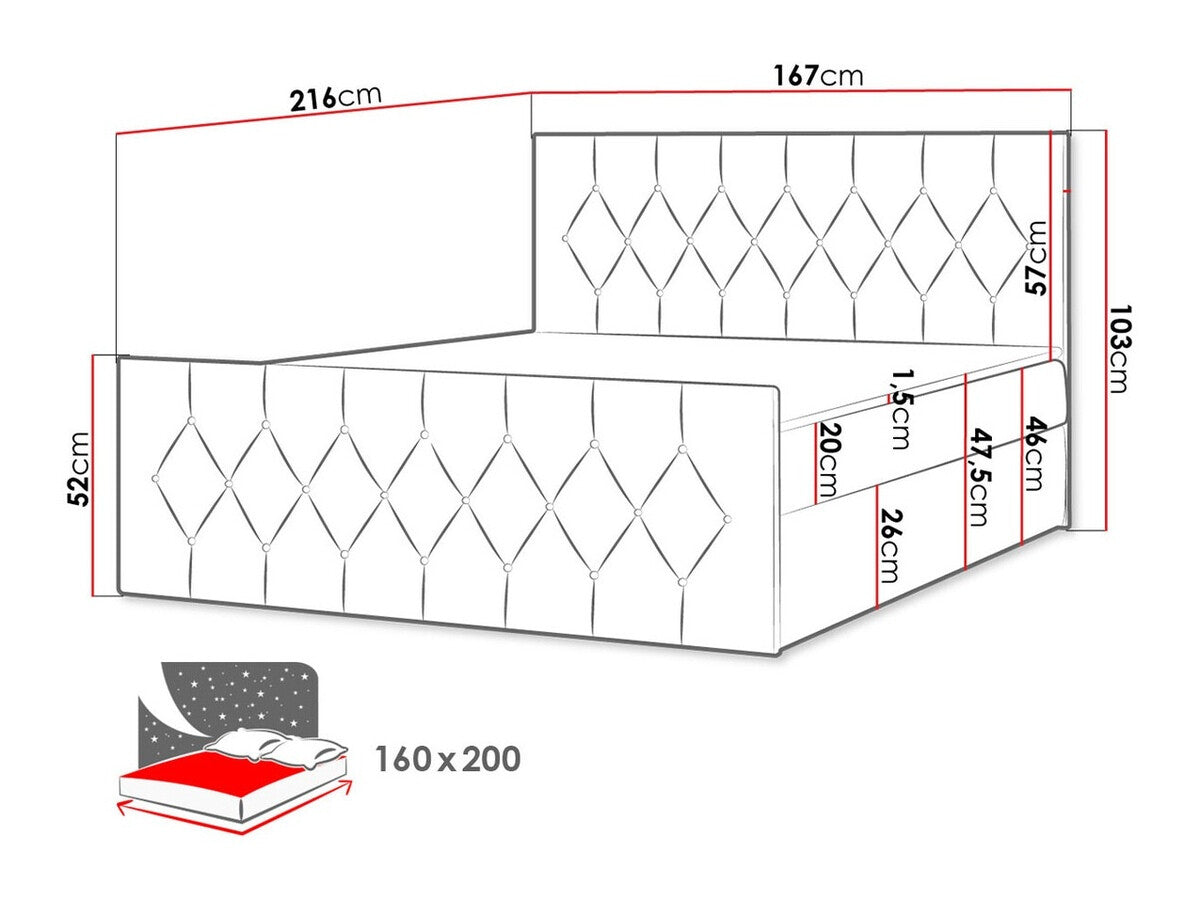 Continental bed 439169