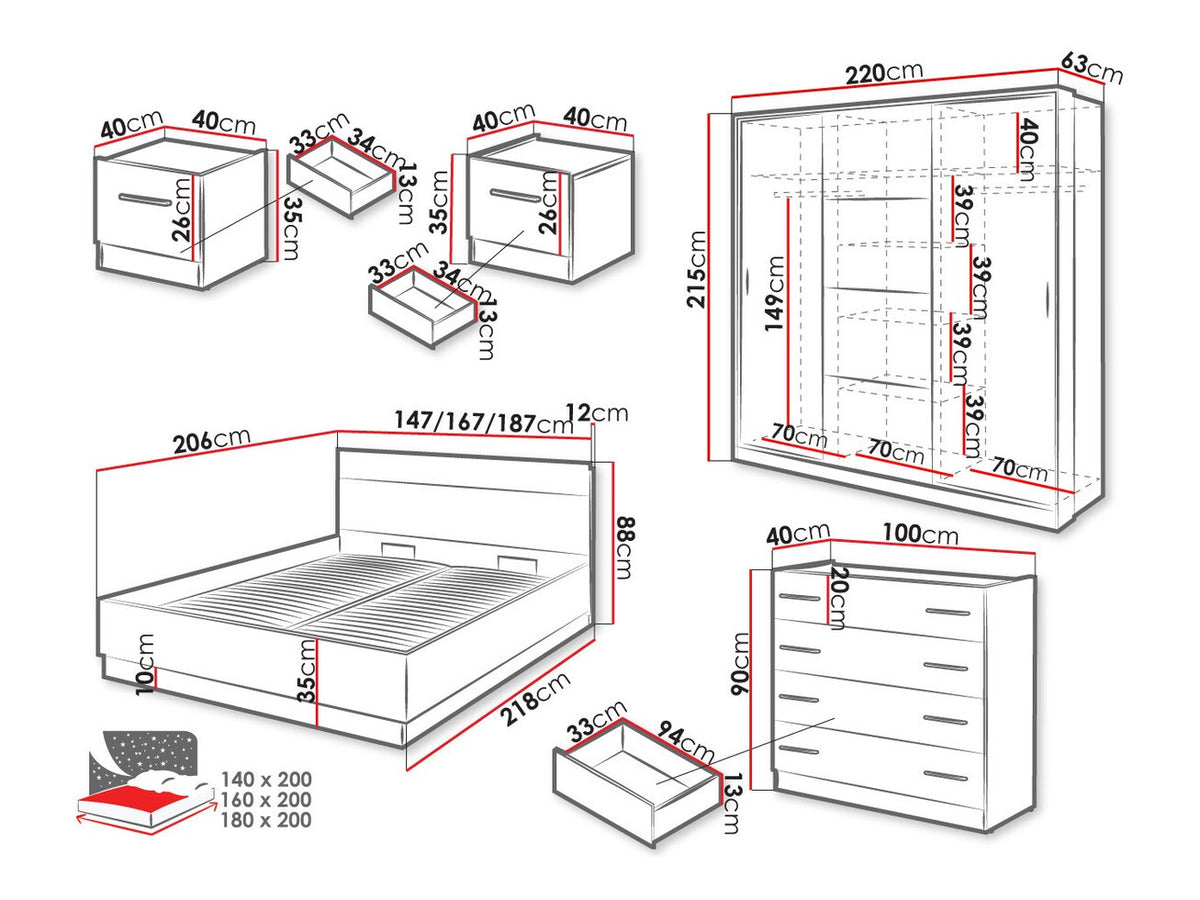 Bedroom set 171203