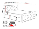 Continental bed 314785