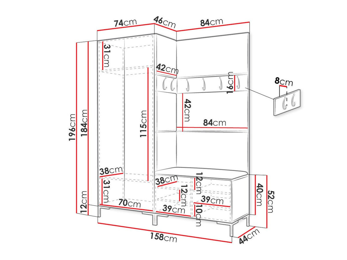 Hallway set 451152