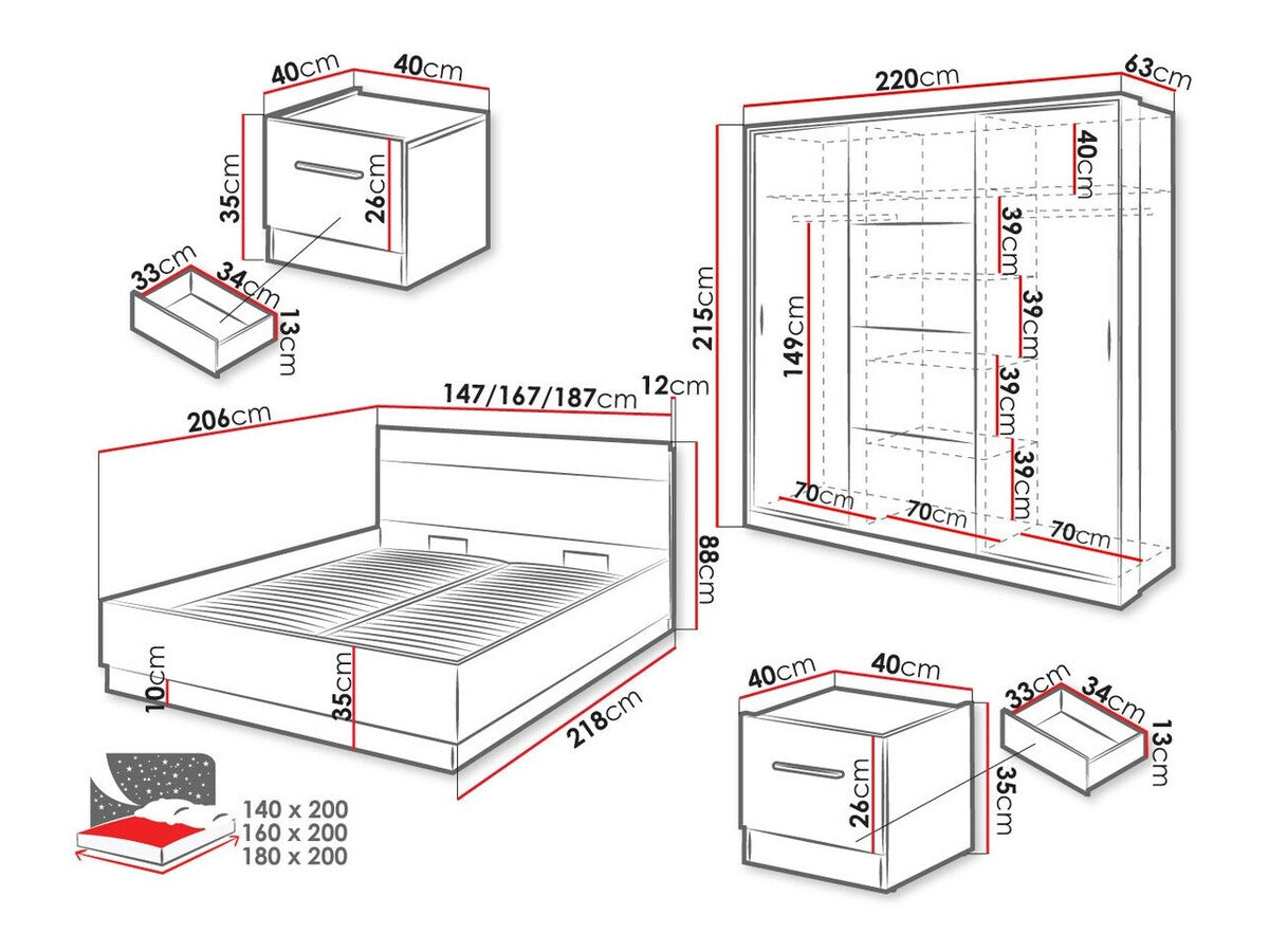Bedroom set 171164