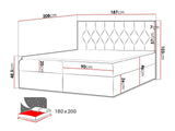 Continental bed 438608