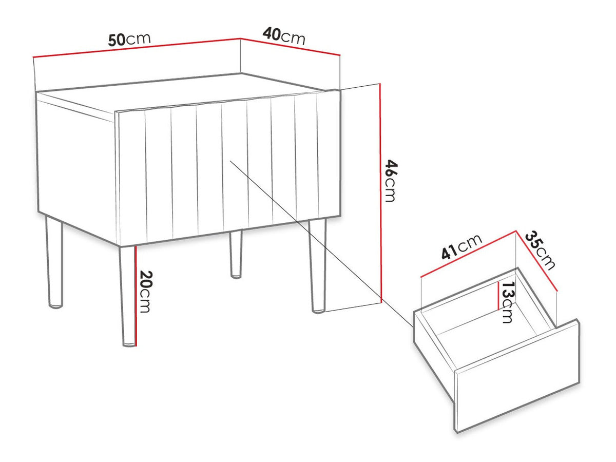 Bedside table 463203