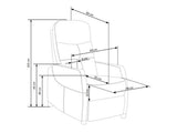 Armchair recliner 309089