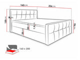Continental bed 211144