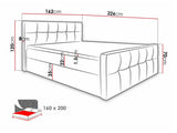 Continental bed 211144