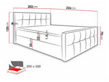 Continental bed 211144