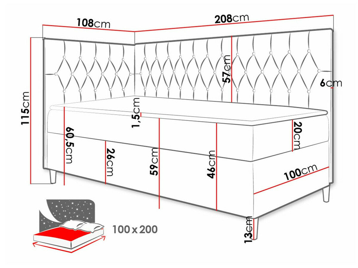 Continental bed 469942