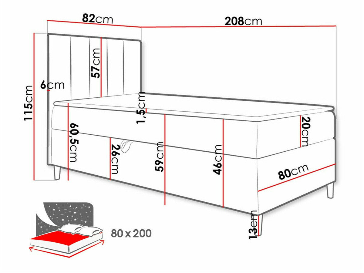 Continental bed 470258
