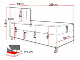 Continental bed 470258