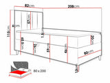Continental bed 470258