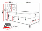 Continental bed 470340