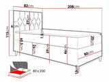 Continental bed 470340