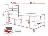 Continental bed 470340