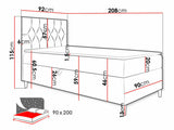 Continental bed 470340