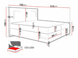 Continental bed 471016