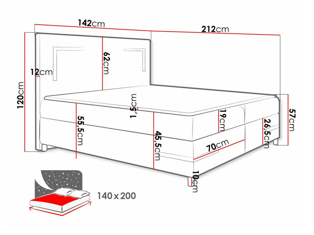 Continental bed 471016