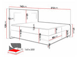 Continental bed 471016