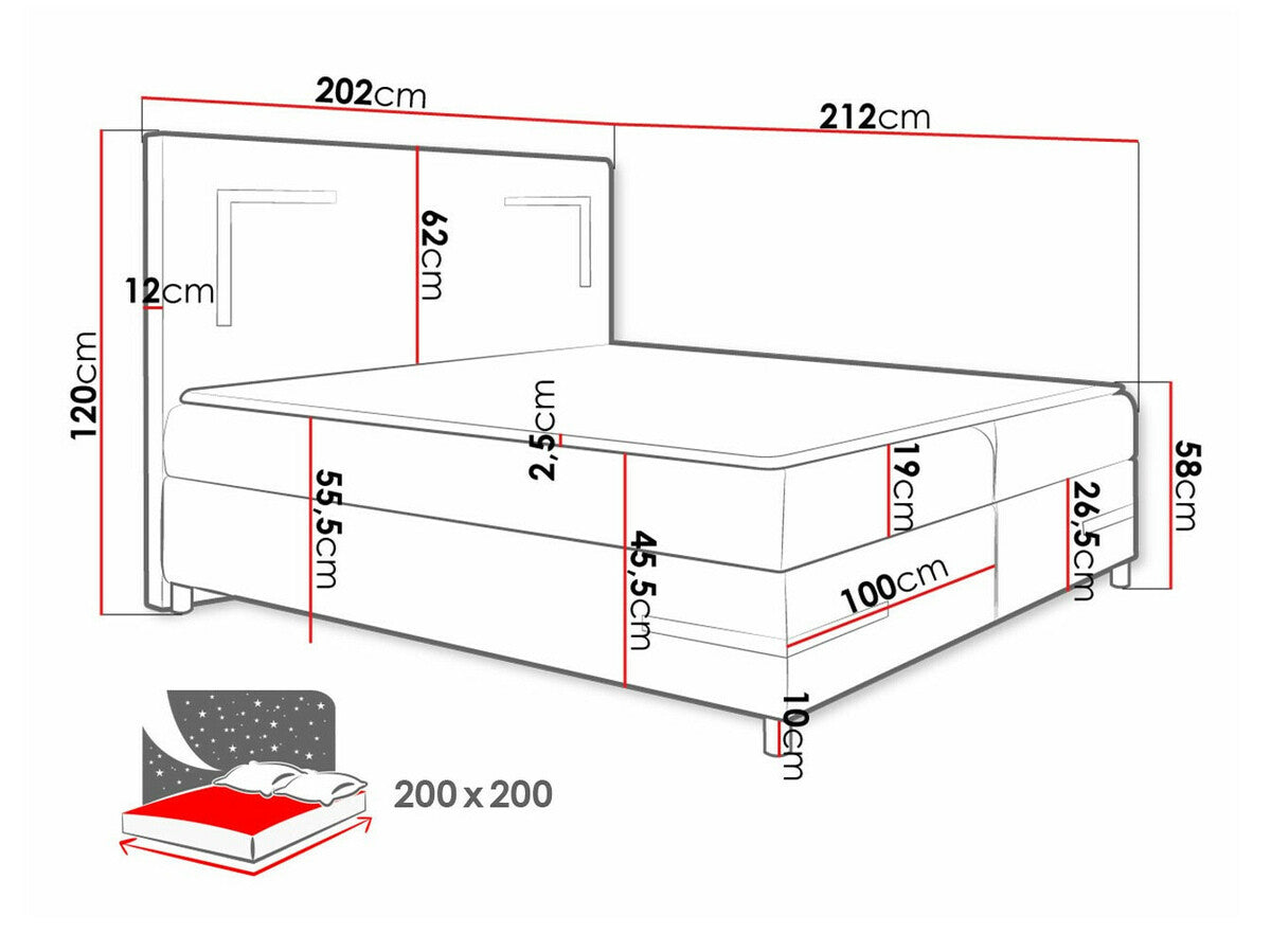 Continental bed 471016