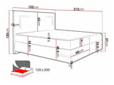 Continental bed 471016