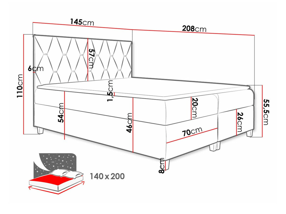 Continental bed 471325