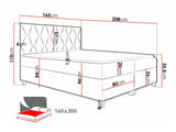 Continental bed 471325