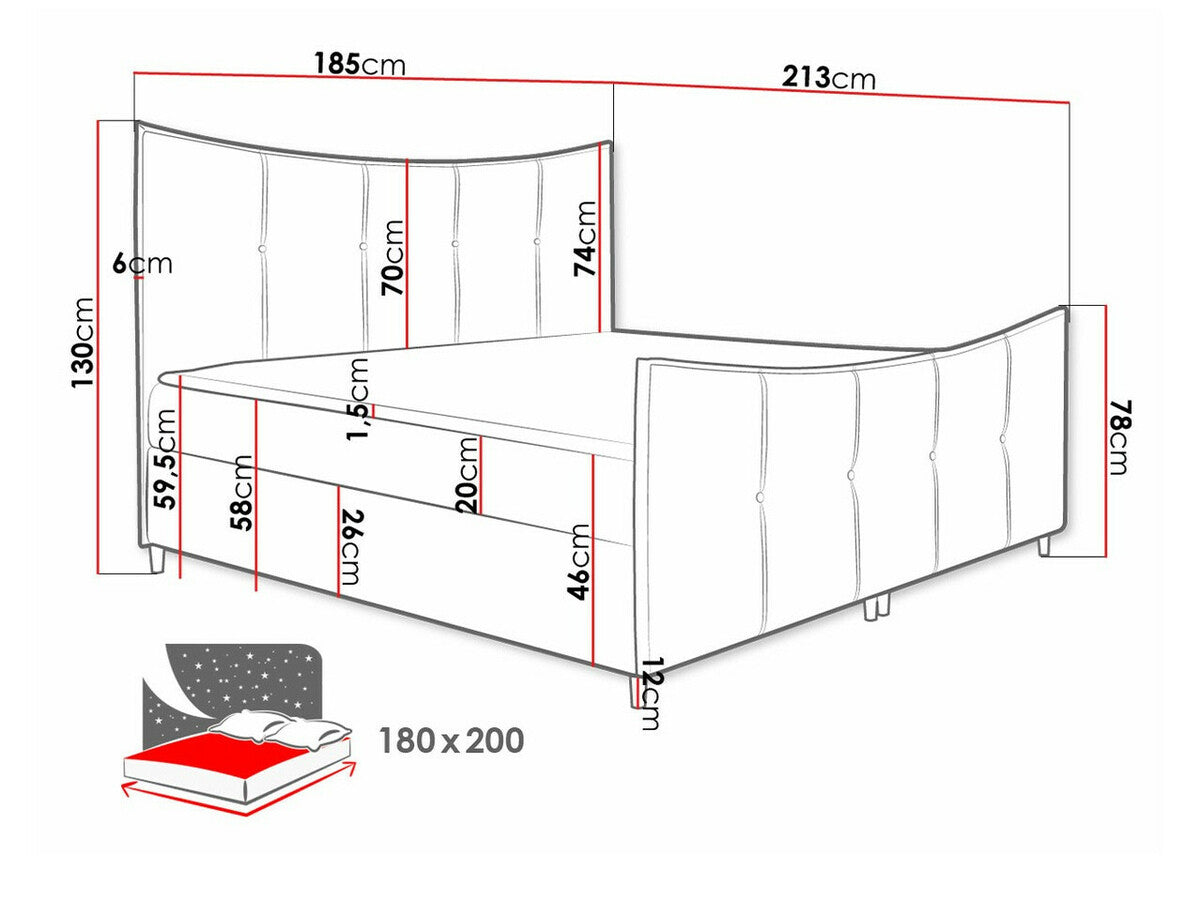 Continental bed 471355